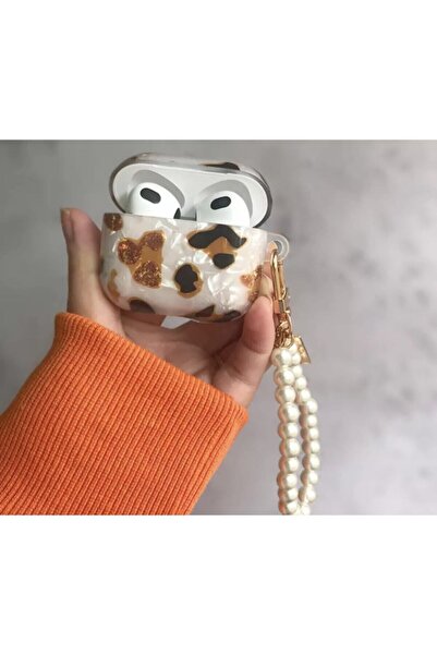 sorte atelier 3. Nesil Uyumlu Kulaklık Kılıfı Leopar Koruma Kılıfı