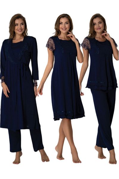 Effort Pijama Effortt Lacivelt Pregnant Maternity Set of 4 2050