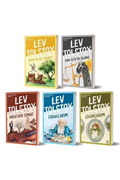 Dokuz Yayınları Lev Tolstoy Seti (5 Kitap Takım) Insan Ne Ile Yaşar