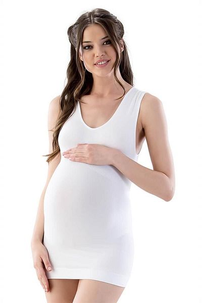 ByLohusa Atletă de maternitate albă moale