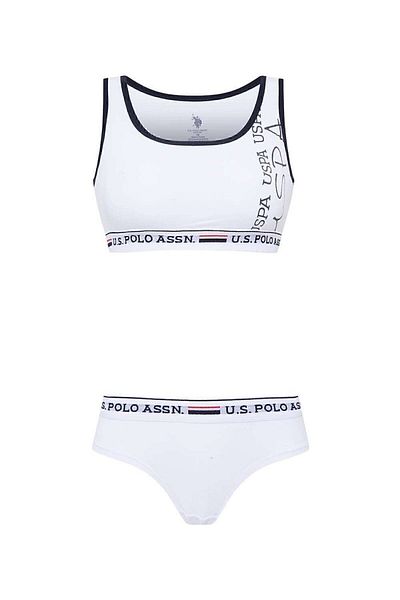 U.S. Polo Assn. Women's Bustier Shorts Set 6Z6E2T5A.GR5P