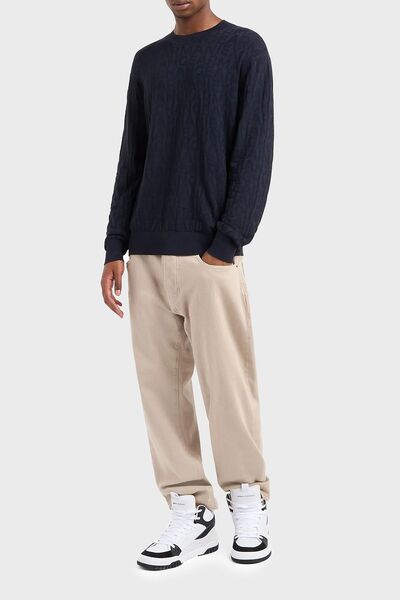 Armani Exchange Logolu Regular Fit Bisiklet Yaka Kazak Erkek KAZAK 6DZM1R ZM4DZ 1510