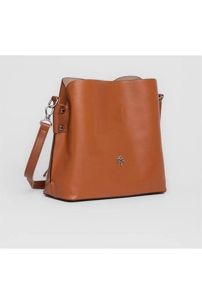 Jacquline Women's New Season Vegan Leather Strap Magnet Closure Hand Shoulder Bag
