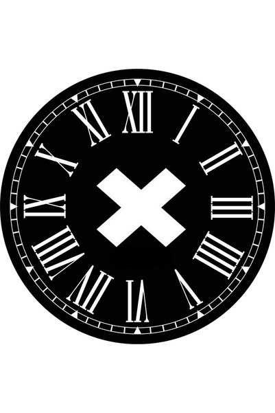 Generic Brand Faceless Time (Auto-Motor-Laptop-Decor) Sticker 10 X 10 cm