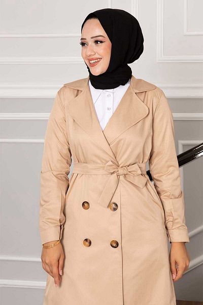 EBRUTESETTÜR Double Breasted Collar Seasonal TRENCH