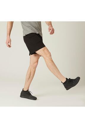 Decathlon Domyos Erkek Siyah K sa Spor ortu 100 Fitness Hafif Antrenman Fiyat Yorumlar Trendyol