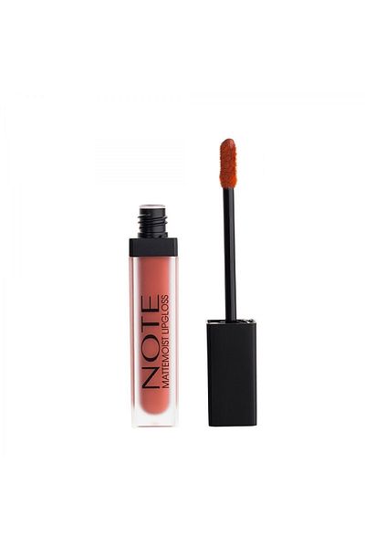 NOTE Mattemoist Lipgloss Semi Matte Satin Finished Liquid Lipstick 402 Matte Kiss -Nude