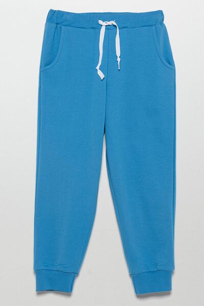 for you kids Set hanorac și jogger cu dungi albastre