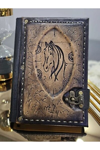 Legend Deri El Yapımı Hakiki Deri Şamua Kraft Kağıt At Eskitme Hediyelik Anı ...