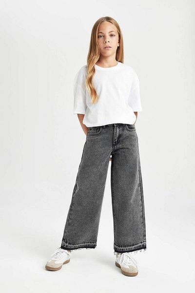 DeFacto Dfc - Girl's Wide Leg Trousers