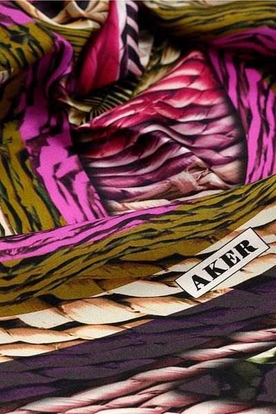 Aker Μεταξωτό Κασκόλ - 7892701-391 - Σούρα