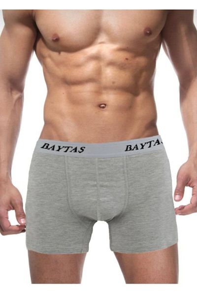 Baytas Baytaş Ανδρικό Lycra Boxer Grey