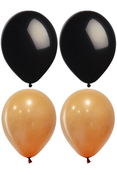 HKNYS Black Caramel Pastel Latex Balloon Helium Compatible-10 Pieces