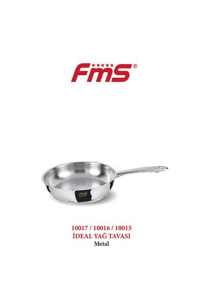 FMS 28 cm Wide Ideal Steel Rainfall Metal Pan
