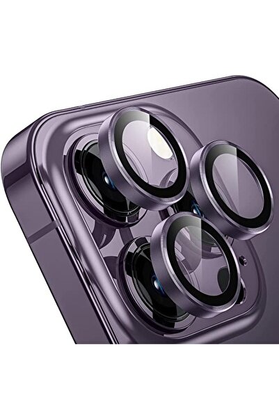 eaksesuarnet iPhone 14 Pro Max Uyumlu Kamera Koruyucu Cam Lens Mercek Koruyucu