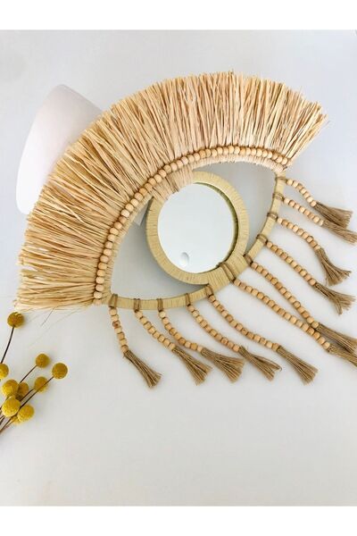 Hasirdukkanii Doğal Muz Lifi El Yapımı Tasarım Ofis-balkon-duvar-bebek Odası ...