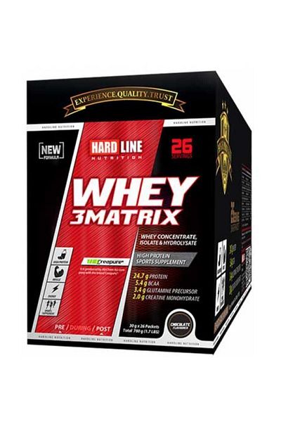 Hardline Whey 3 Matrix - Banana Flavored, 30g X 78 Pieces (2340g) Protein Powder
