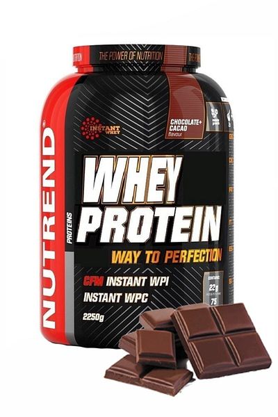 Nutrend 2250 gr Chocolate FlaVored Muscle Bodybuilding Powder - Whey Protein