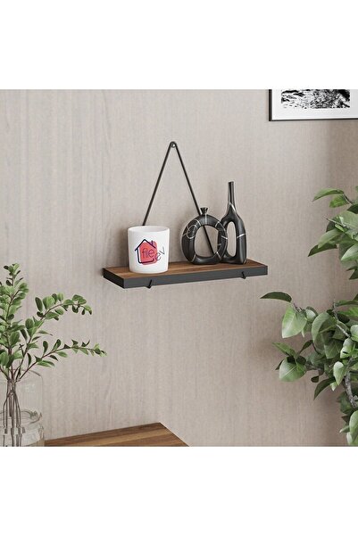 LEFİEV Lefi Ev Tekli Üçgen Duvar Rafı Mini Kitaplık