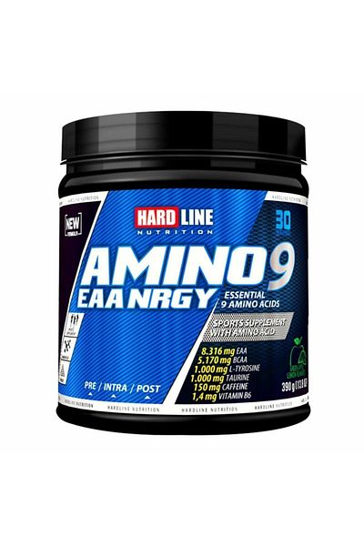 Hardline Amino 9 Eaa Nrgy Green Apple 30 Service