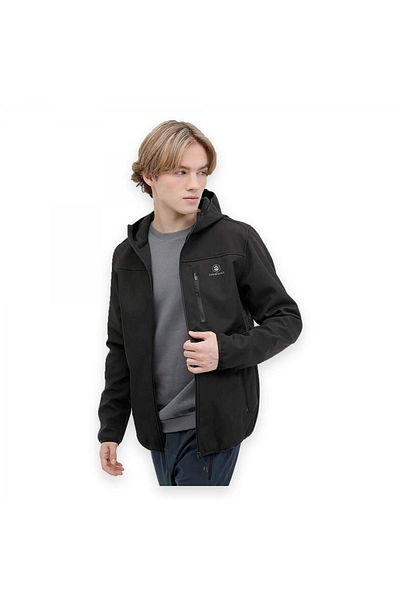 lumberjack Αντρικό μπουφάν Anthracite - 4W,Ml Bsc Sftshell, 1Gt16 4Pr Waterrepellent