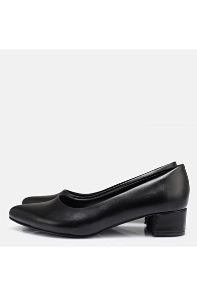 37Numara BÜYÜK NUMARA KADIN KISA TOPUK AYAKKABI 41-42-43-44-SİYAH
