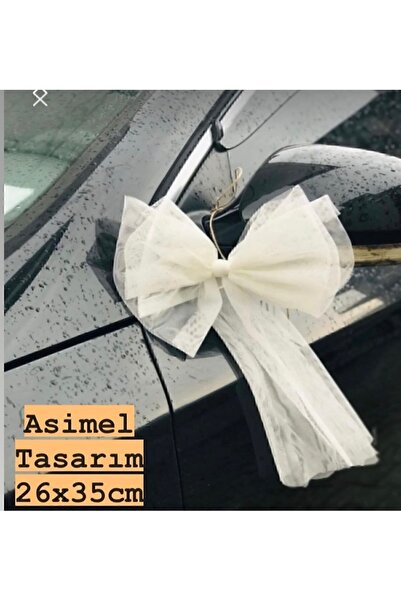 ASİMEL TASARIM Konvoy Süsü Tül Tasarım 25 Adet Fiyonk Model