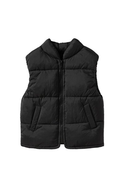 Hepiyo Kids Siyah Puffer Yelek