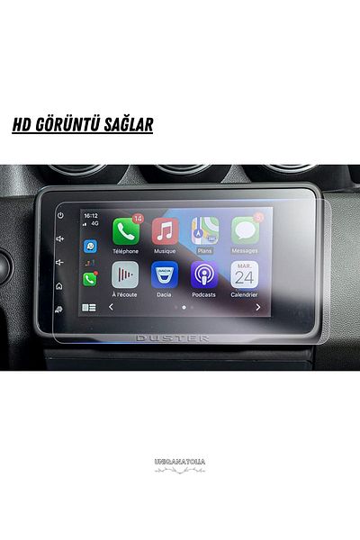 UniqAnatolia Dacia Duster 2021 2022 8 Inch Navigation and Multimedia Compatible Nano Screen Protector