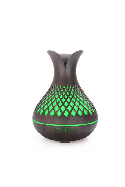 Butfulake Aroma Difüzörü Buhar Ultrasonik  Led Işıklı Aromatik Ev ve İşyeri Hava Nemlendirici Kumandalı