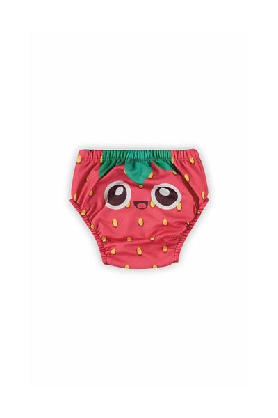 BabyHouseButiq Poopes Pantaloni de antrenament pentru fetiță, lavabili, 3 piese, vesele, căpșuni, 1-2-3-4 ani