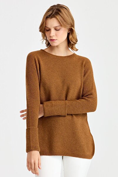 Desen Triko Pulover de damă cu decolteu rotund K.taba