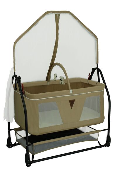 Eniyisiannesi Biella Oyununcaklı (60*100) Anneyanı Büyük Boy Sepet Beşik Bebe...