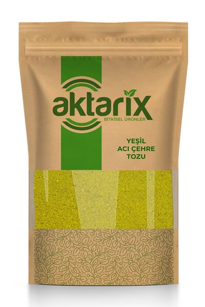 aktarix 50 Gr Yeşil Acı Çehre Tozu - Yeni Öğütülmüş