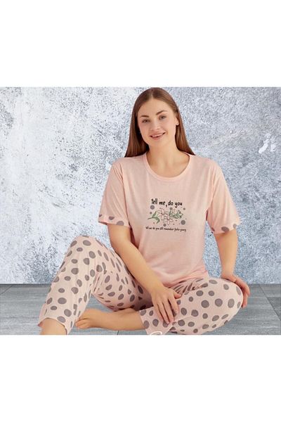 pijamakeyfi Women's short-sleeved pajamas