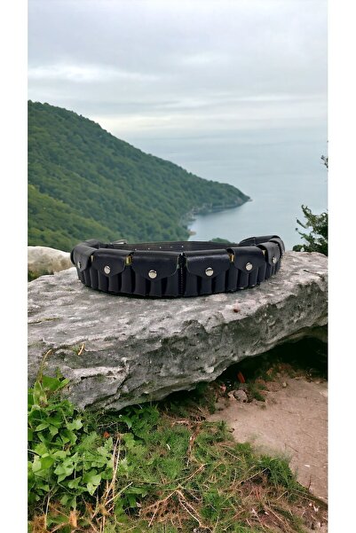 UYĞURCA 1.kalite Deri Kapaklı Fişeklik - 24 Fişek Kapasiteli