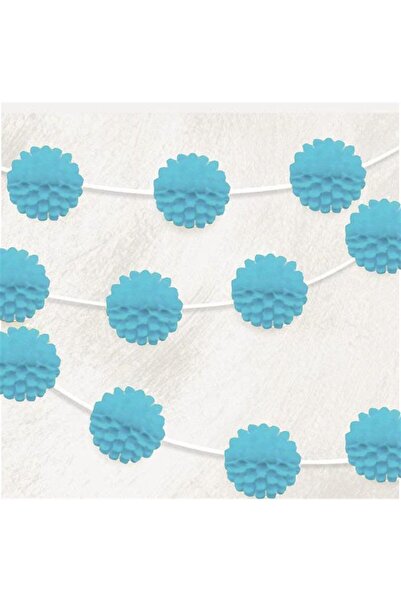 Partioutlet Petek Sarkıt Süs Mavi 8 Adet