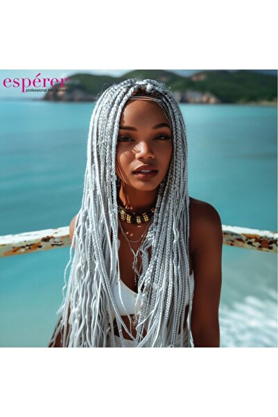 X-Pression ضفيرة شعر رمادي فاتح X Pression 100 جرام - صناعي