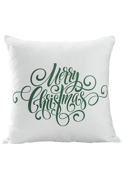 ÖZENEV 43X43 Christmas Season Case White / Green