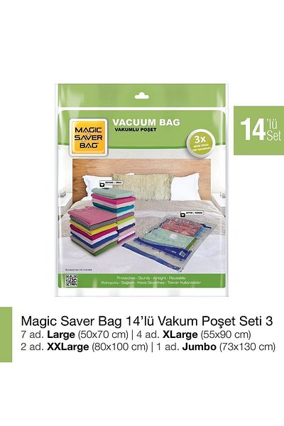 Magic Saver Bag 14-Piece Vacuum Bag Set-3