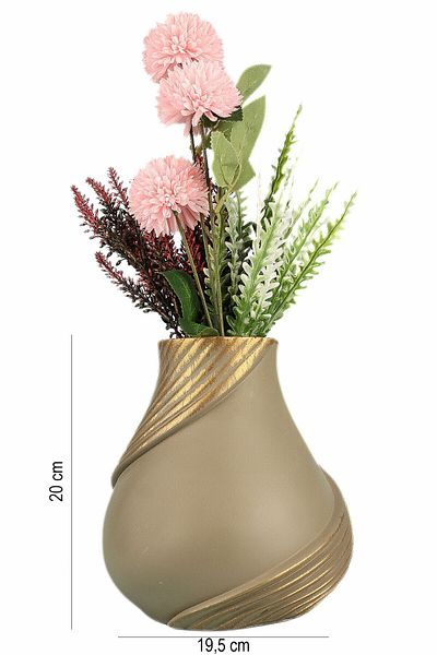 Hmydesign Pitie Ceramic Vase - Lightweight and Stylish Design