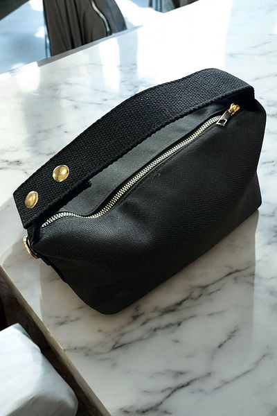 BAHELS Trendy Black Canvas Women's Hand and Shoulder Bag
