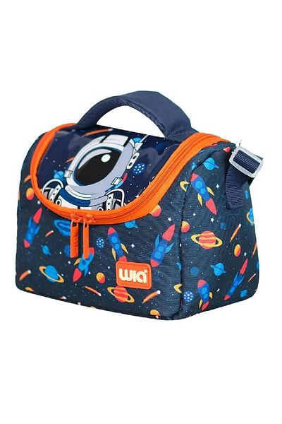 Wia Navy Blue Astronaut Lunchbox with Thermos