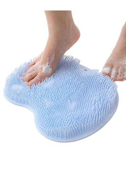isgstore Main Shop Vantuzlu Silikon Banyo Fırçası Ayak Masaj Pedi Sırt Kesesi...