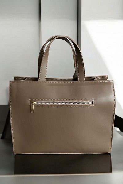 BAHELS Γυναικεία τσάντα χεριού και ώμου Dark Mink Premium