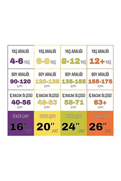 Grande 26 Jant Ön Amortisörlü Bisiklet