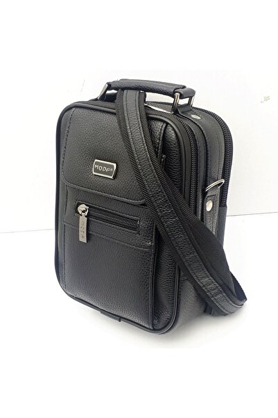 Moda Çanta Модни мъжки чанти 21x17 cm Размер Синтетична кожа Черно Средно гол...