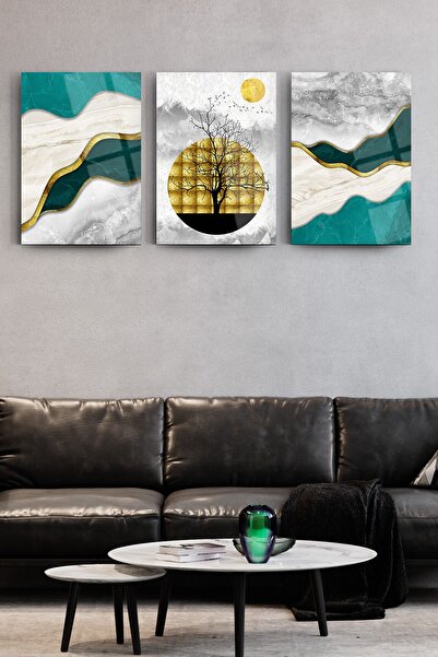 glassartdesign Set de pictură pe sticlă în stil boem 1