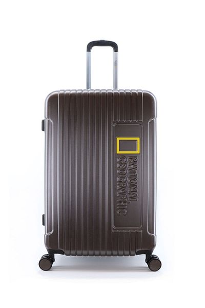 NATIONAL GEOGRAPHIC Canyon Luggage Trolley Large Check-In Metallic Mud