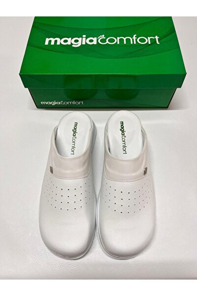 Magia Comfort White Orthopedic Sabo - Doctor, Nurse and Chef Slippers